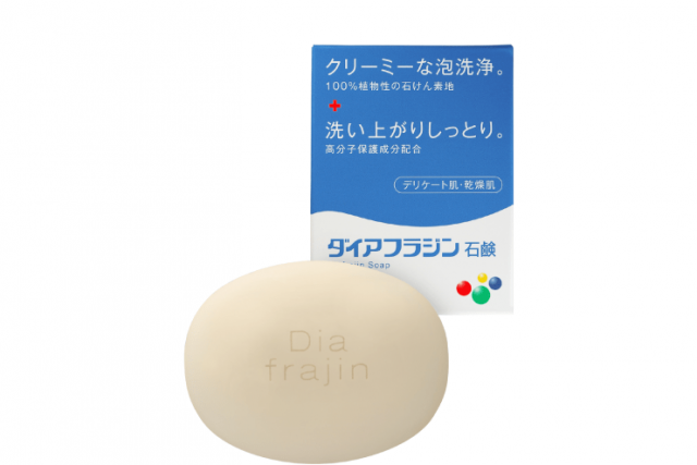 化粧品 | ダイアフラジン石鹸 - 取扱商品 | 富山めぐみ製薬株式会社